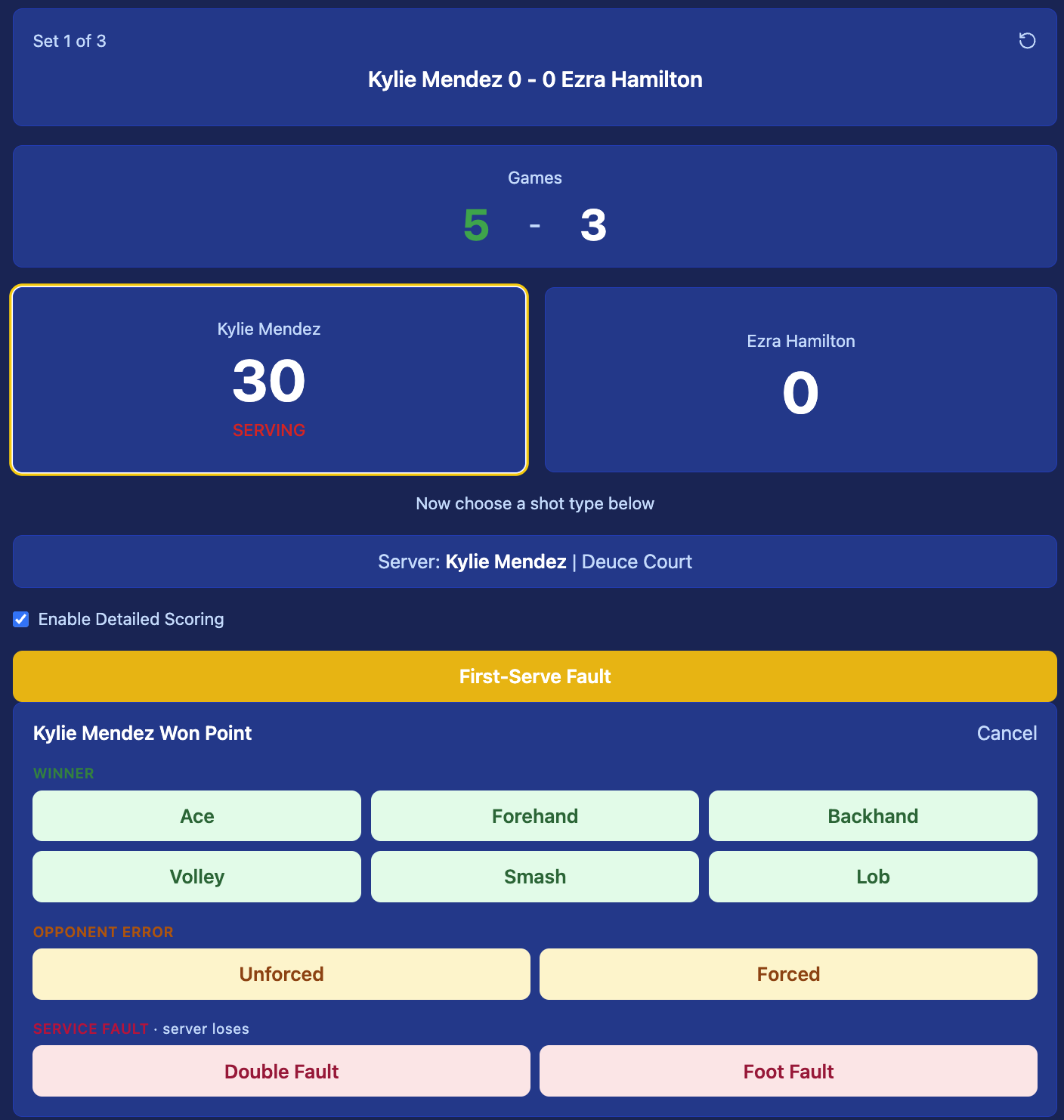 Tennis scoring screen 4