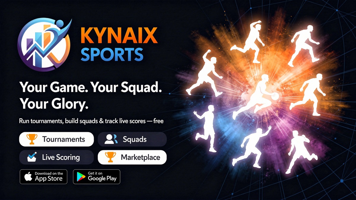 Kynaix Sports — Your Game. Your Squad. Your Glory.